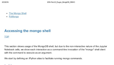 https://github.com/mjbright/jupyter_notebooks/tree/master/2016-Feb-23_Pyugre_UsingMongoDBAndPython