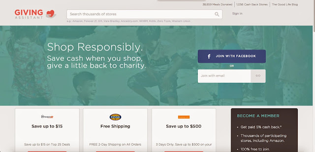 giving assistant reviews, givingassistant, coupons, charities, coupon codes, brand names, 