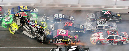 Terrifying Wreck Tarnishes NASCAR Race