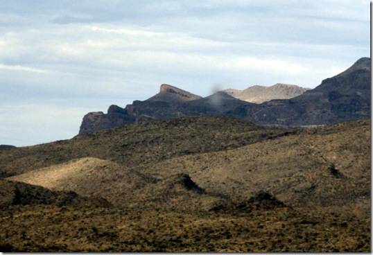 Lincoln's Face, Hwy 67, Presidio to Marfa