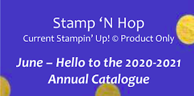 Nigezza Creates Stamp 'N Hop June Blog Hop: Hello 2020 Stampin' Up! Annual Catalogue