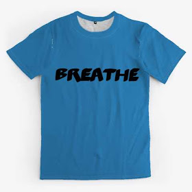 Breathe All-over Unisex Tee Shirt Blue