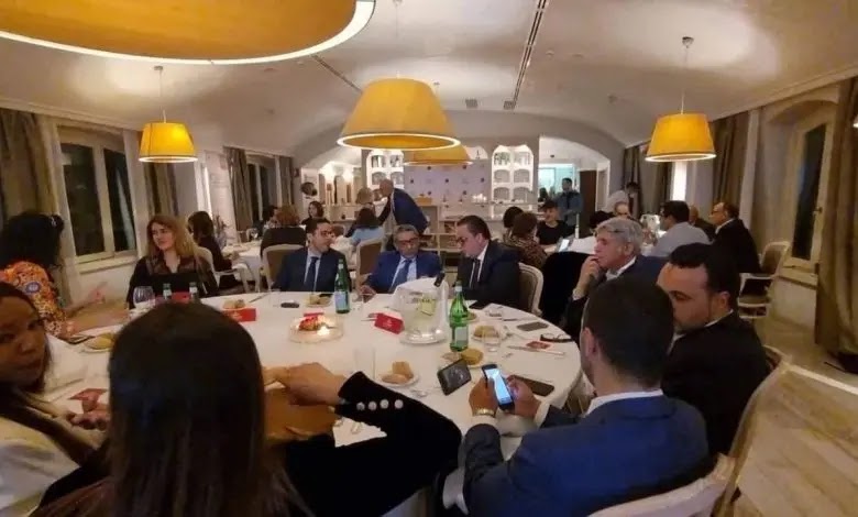 حفل الخطوط الملكية المغربية بميلانو