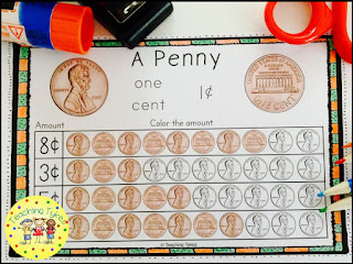 https://www.teacherspayteachers.com/Product/Money-Coin-Penny-Booklet-2741888