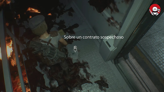 RESIDENT EVIL 3 REMAKE DOCUMENTOS DIARIO SOSPECHOSO