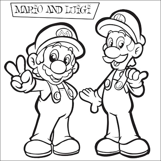 Mario Pictures To Color 5