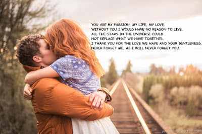 You are my passion sms quote for wife image