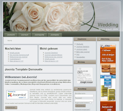 ST Wedding - шаблон для Joomla 1.5