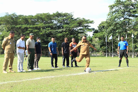    Buka Liga Santri 2022, Bupati Tamba Minta Jaga Sportifitas