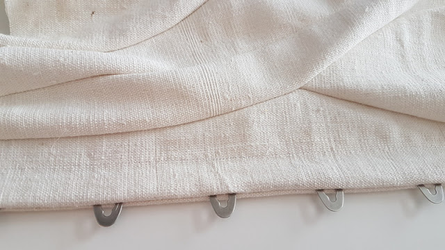 busk insertion of an edwardian white linen corset