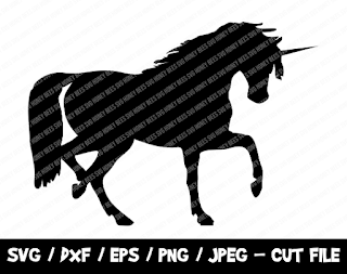 Unicorn SVG, Unicorn Cut File, Instant Download, File For Cricut & Silhouette, Png, Unicorn Silhouette, Vinyl Cut File