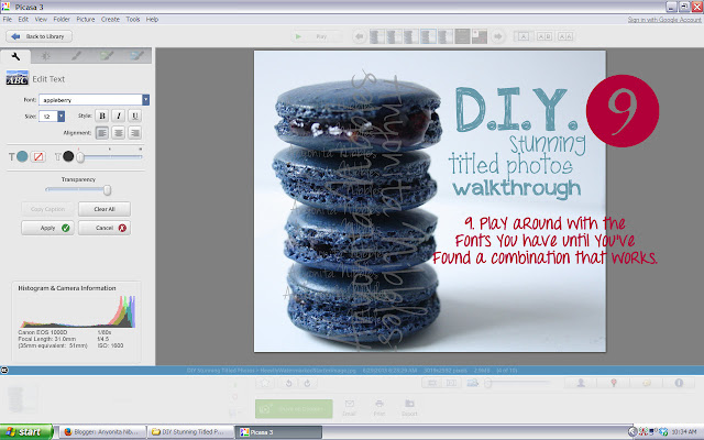 Step 9 of stunning titled photos walkthrough tutorial from www.anyonita-nibbles.com