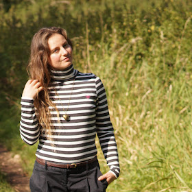 Lighthouse Piper roll neck top review 