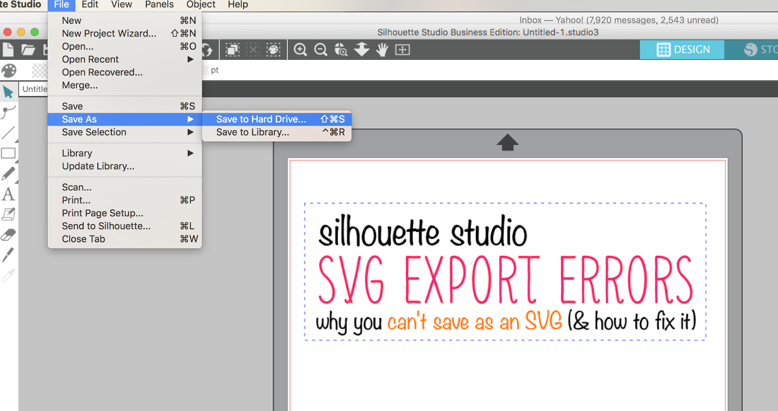 Download How To Save As Svg In Silhouette Studio And Jpeg And Pdf Too Silhouette School