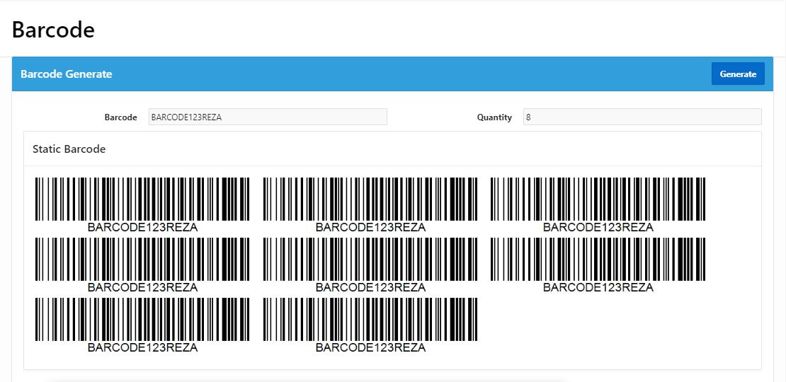 Barcode Generate & Print On Oracle Apex