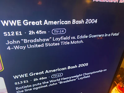 WWE Great American Bash 2004 Mislabelled on Peacock