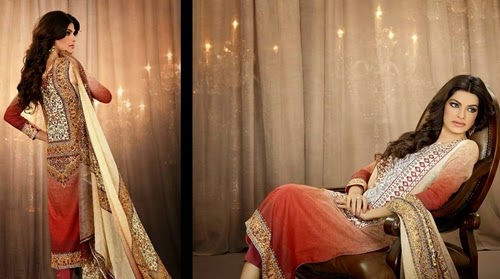 Five Star Vogue Digital Embroidered Eid Collection 2014