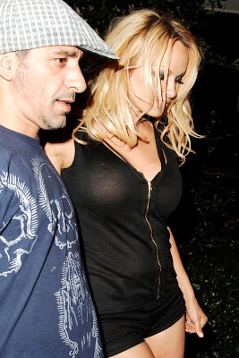 Hot: Pamela Anderson black see through top