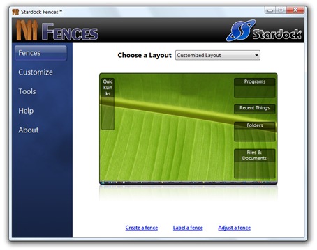 Fences Layout.