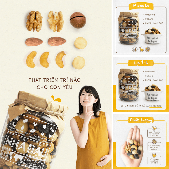 [A36] Lợi ích kỳ diệu của hạt dinh dưỡng đối với Bà Bầu
