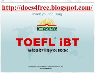 BARRON'S TOEFL iBT test 12th Edition CD