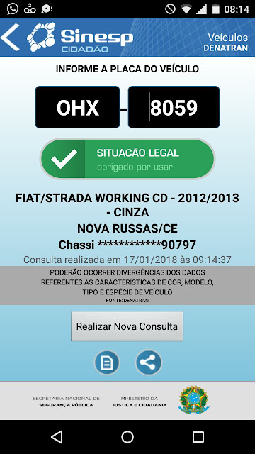 Quatro criminosos roubam carro e celulares de cidadão em Riacho Fechado - Nova Russas