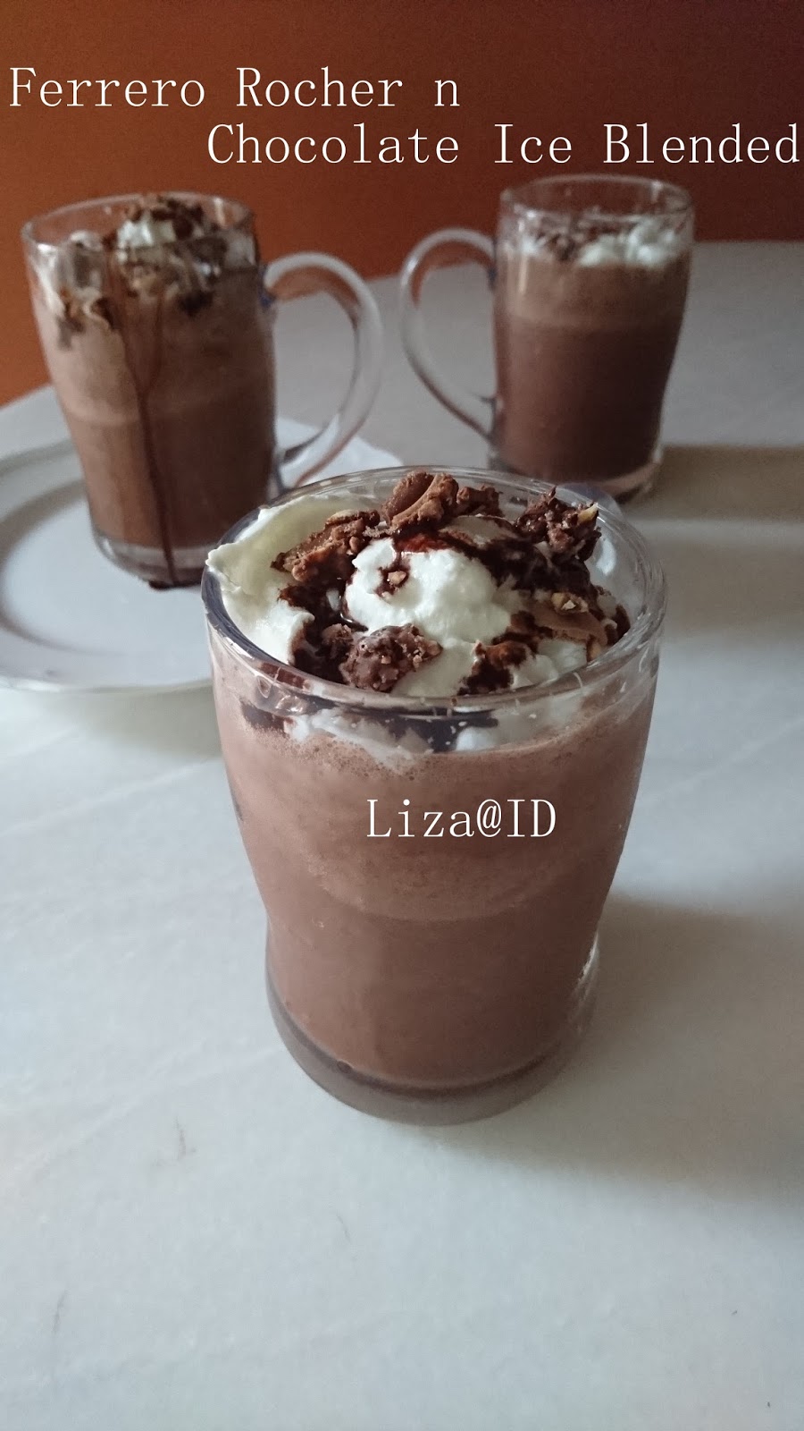INTAI DAPUR: Ferrero Rocher n Chocolate Ice Blended