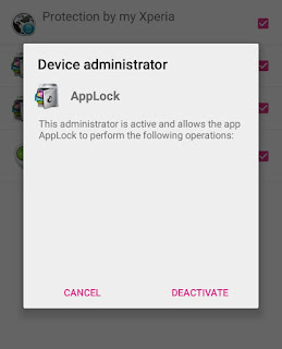 Deactivate Device Administrator