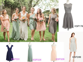 short bridesmaid dresses