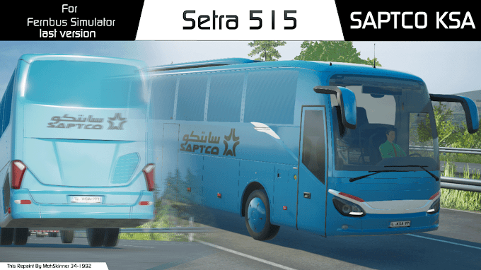 FernBus Simulator - Repaint Bus Saptco Ksa Public - Bus Comfort Class - Type S515 HD