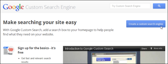 How To Create Your Own Google Custom Search Engine