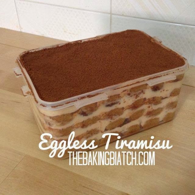 Tiramisu  Eggless tiramisu eggless