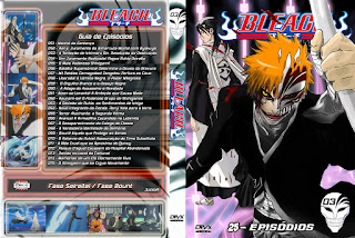 BLEACH EPISODIOS 51 AO 75 CAPA DE DVD