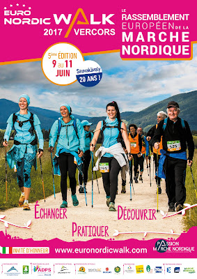 Affiche d'Euronordicwalk Vercors 2017