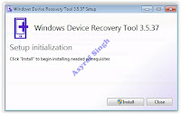installing device recovery tool - flash lumia