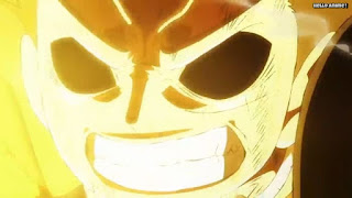 ワンピースアニメ 1028話 ルフィ 覇王色 まとう 流桜 Monkey D. Luffy | ONE PIECE Episode 1028