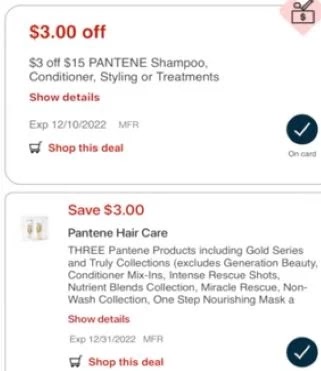 Pantene CVS crt store Coupon (Select CVS Couponers)