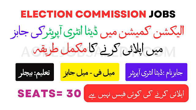 Data Entry Operators Jobs In Election Commission 2023