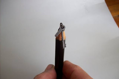 Hungarian artist and deviantART user cerkahegyzo carves intricate miniature sculptures from a single lead pencil. The artist says it’s a hobby and form of relaxation for him and that he carves them in his free time. During the day he works as a professional tool-maker in Hungary.