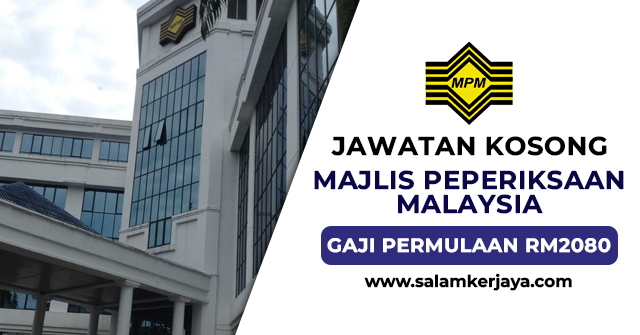 Jawatan Kosong Terkini 2022 Majlis Peperiksaan Malaysia (MPM) ~ Kepada rakyat Malaysia yang berminat untuk memohon tawaran yang ditawarkan, sila baca dan fahami dengan teliti kehendak bakal majikan sebelum memohon.