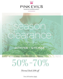 Pink Evil's Fashion Supermarket Season Clearance (24 February - 12 March 2017)