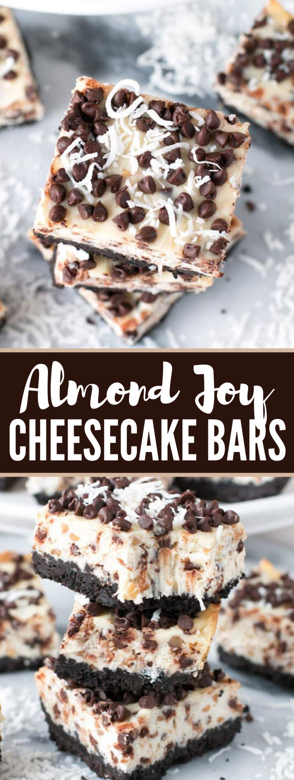 ALMOND JOY CHEESECAKE BARS #desserts #cake