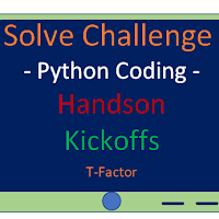 Solve Python Coding Challenge -Handson Kickoffs 