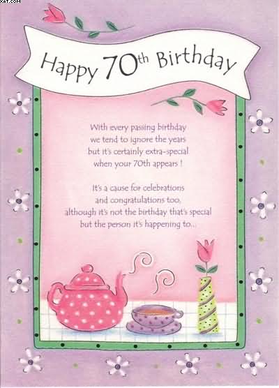 0 Responses to "70th Birthday Cards, Happy Seventy Birthday Wishes"