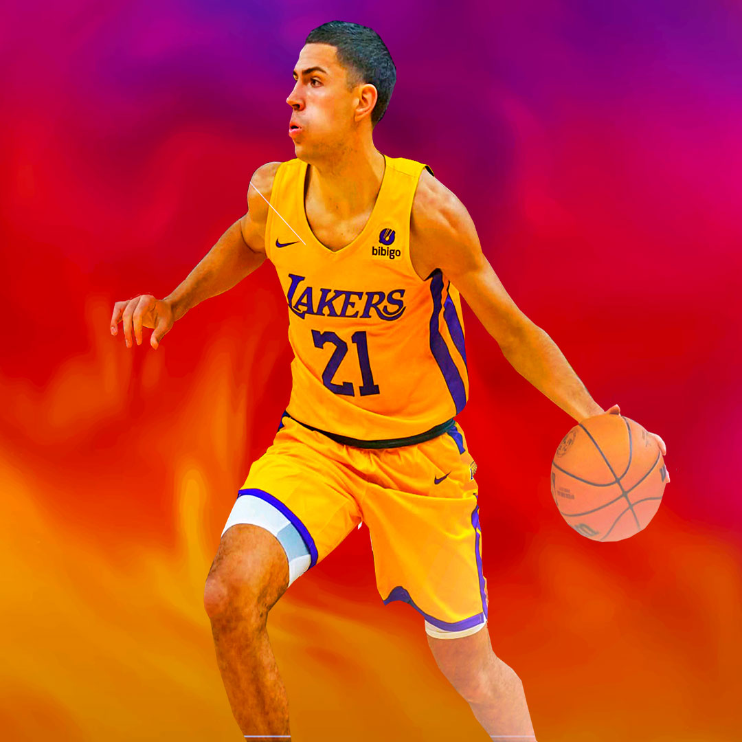 NBA 2K22 Cole Swider Lakers Body Portrait