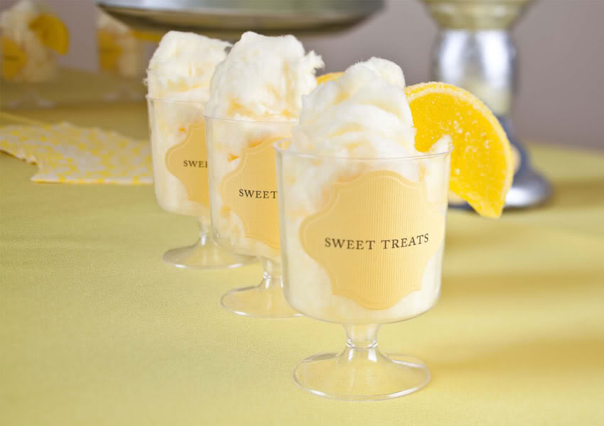 Kate Miller Events Yellow and Grey Wedding Decor