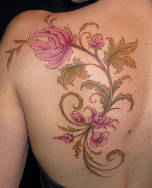 Tattoo Color Flowers Posted by Jessica Brennan color tattoo