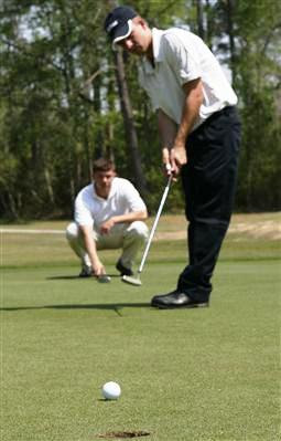 Not long ago, two Golfers were sitting at the 19th hole enjoying some relaxing time after a frustrating day on the links. They noticed an Older Golfer as he came in. One of them immediately recognized him as one of the Greats of Golf