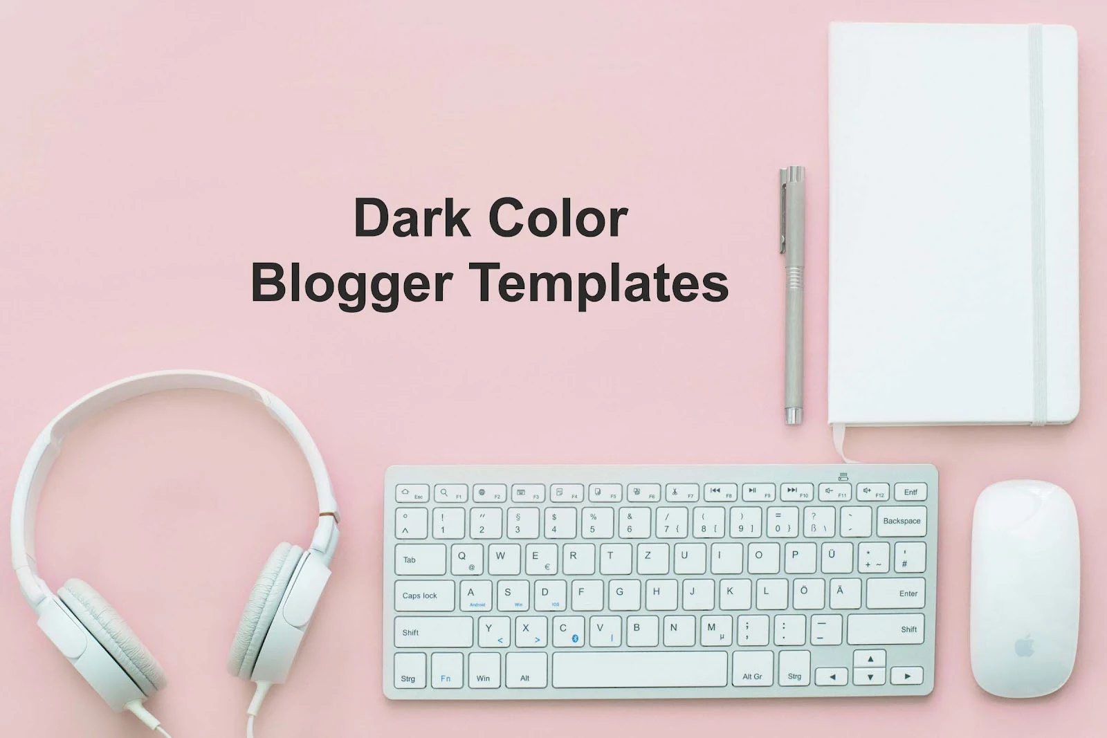 Dark Color Blogger Templates