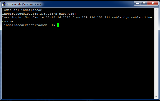 ssh login